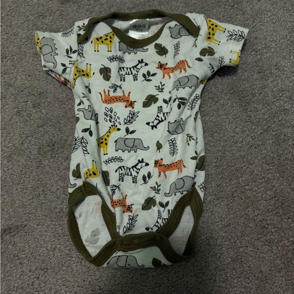 Zara Safari Animal Print Bodysuit - Multicolor